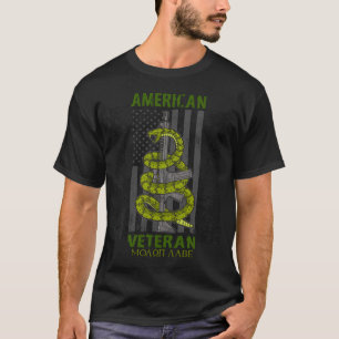 Camiseta Veterano Americano Molon Labe Bandeira EUA AR15