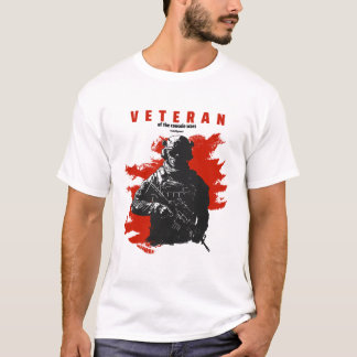 Camiseta Veterano da Console Guerras Adultos Jogador