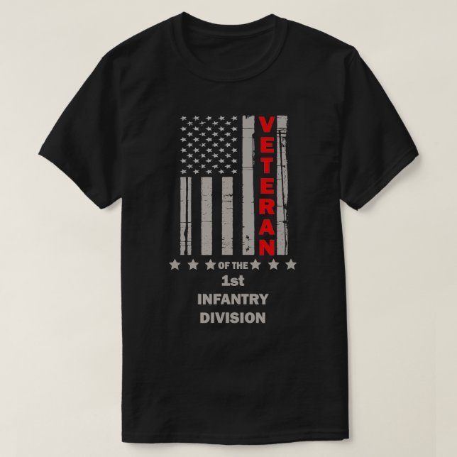 Camiseta Veterano da Divisão de Infância das 1ruas (Frente do Design)