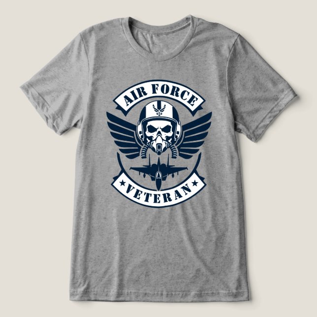 Camiseta Veterano da Força Aérea (Design frontal)