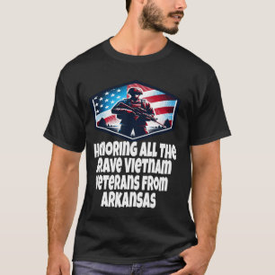 Camiseta Veterano da Guerra do Vietnã Os Corajosos Veterano