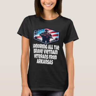 Camiseta Veterano da Guerra do Vietnã Os Corajosos Veterano