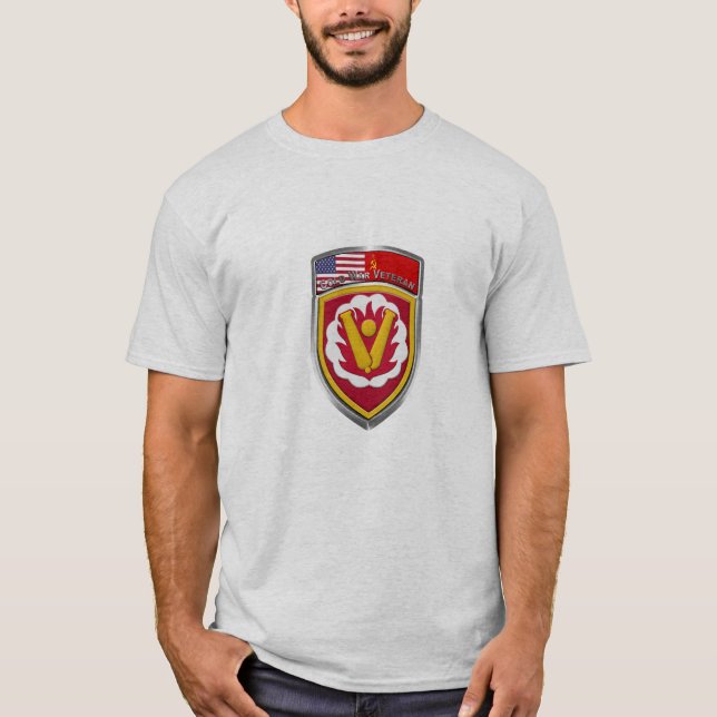 Camiseta Veterano da Guerra Fria da Brigada de Ordança (Frente)