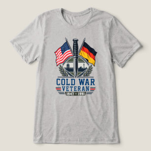 Camiseta Veterano da Guerra Fria EUA Alemanha Berlim