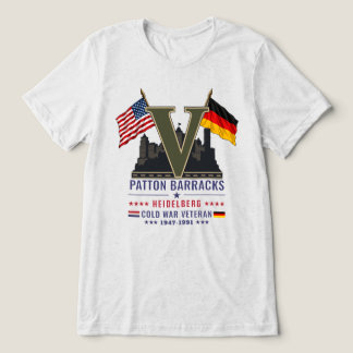 Camiseta Veterano da Guerra Fria Heidelberg Alemanha Patton