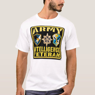 Camiseta Veterano da inteligência do exército