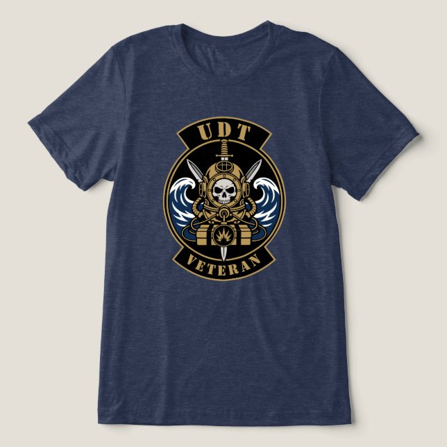 Camiseta Veterano da UDT (Design frontal)
