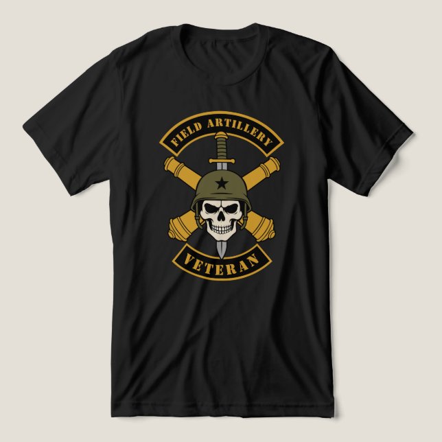 Camiseta Veterano de Artilharia de Campo (Design frontal)