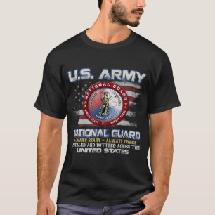 Camiseta Veterano de Guarda Nacional Sempre Pronto Lá V