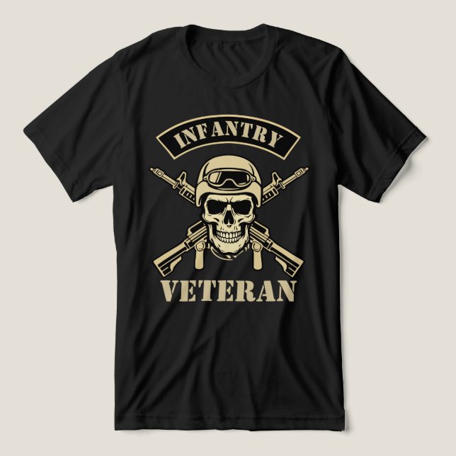 Camiseta Veterano de Infantaria (Design frontal)