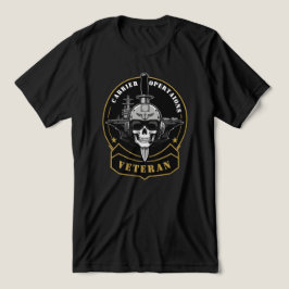 Camiseta Veterano de Operações de Porta-Aviões