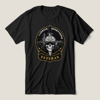 Camiseta Veterano de Operações de Porta-Aviões