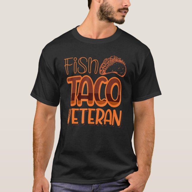 Camiseta Veterano de Taco de Peixe (Frente)