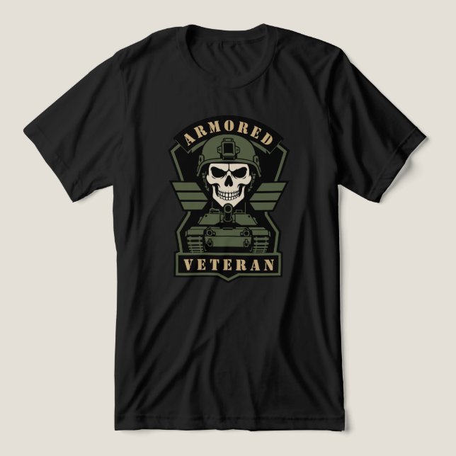 Camiseta Veterano de Tanque (Design frontal)