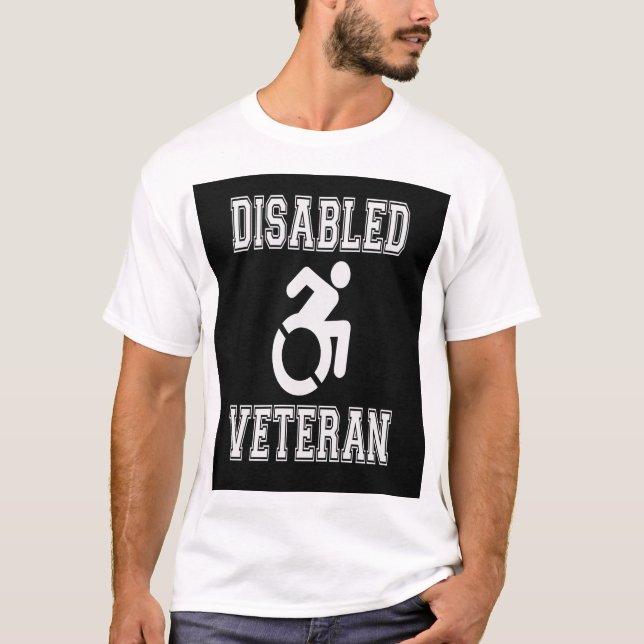 Camiseta Veterano desativado (Frente)