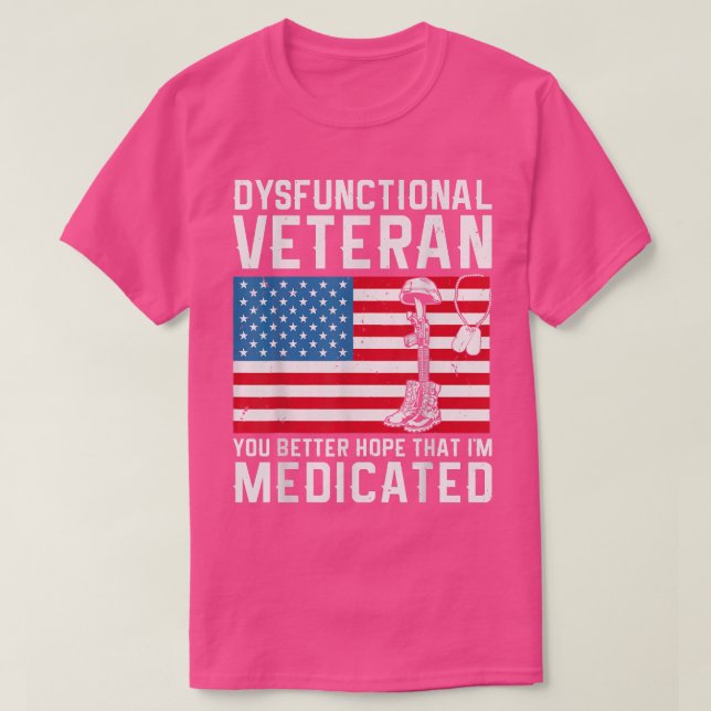 Camiseta Veterano Disfuncional (Frente do Design)