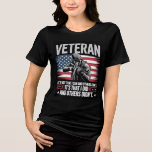Camiseta Veterano do exército dos Estados Unidos 2026