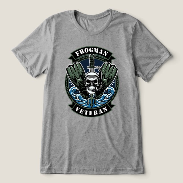 Camiseta Veterano do Homem-Rã (Design frontal)
