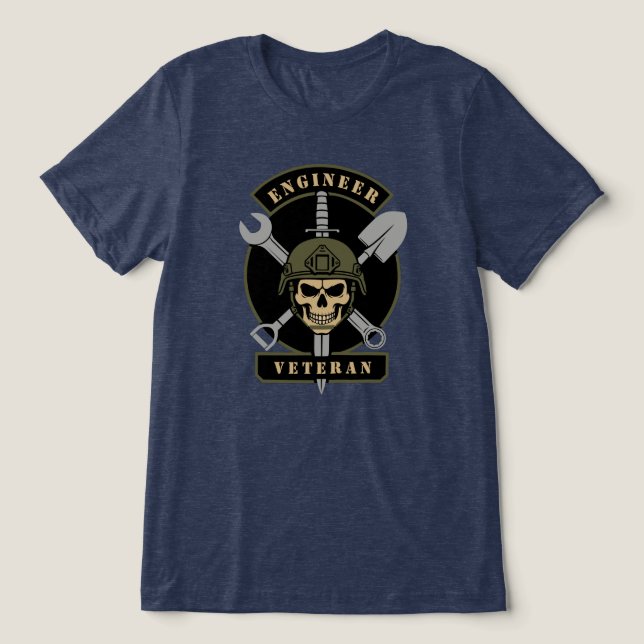 Camiseta Veterano Engenheiro (Design frontal)