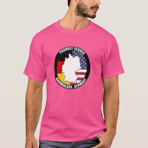 Camiseta Veterano Militar Alemão Servido Orgulhosamente