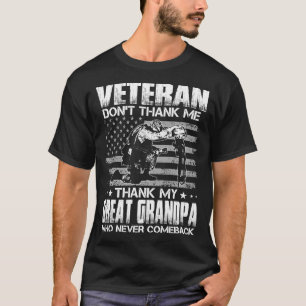 Camiseta Veterano Não me Obrigado Obrigado meu EXCELENTE GR