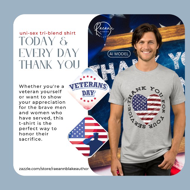 Camiseta Veterano Obrigado (Criador carregado)