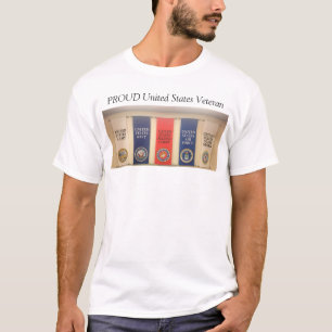 Camiseta Veterano Orgulhoso dos Estados Unidos - Camisa-T m