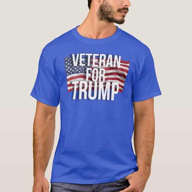 Camiseta Veterano para o trunfo (Frente)