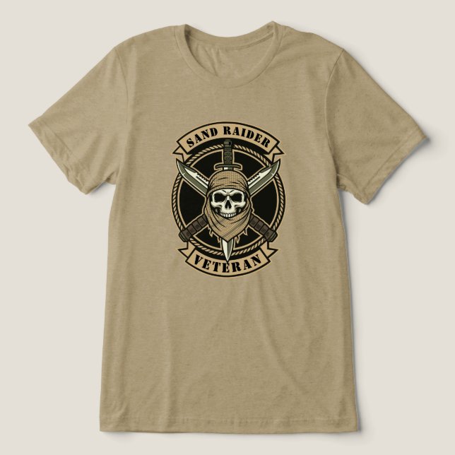 Camiseta Veterano Sand Raider (Design frontal)