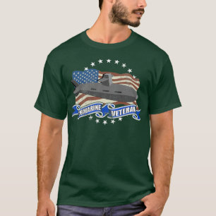 Camiseta veterano submarino dos EUA