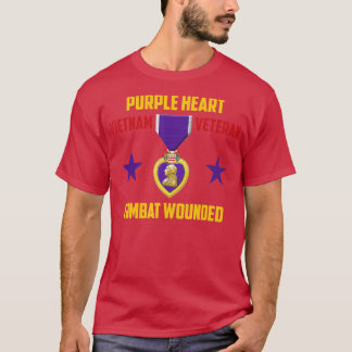 Camiseta Veterano Vietnã do Coração Roxo