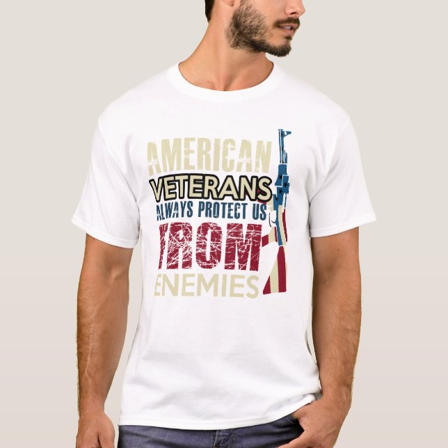 Camiseta Veteranos Americanos (Frente)
