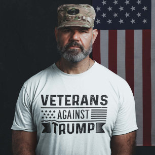 Camiseta Veteranos Contra Trump