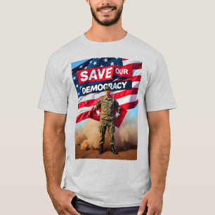 Camiseta Veteranos Contra Trump e Fascismo