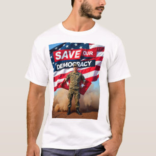 Camiseta Veteranos Contra Trump e Fascismo