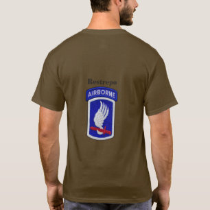 Camiseta Veteranos da Brigada Aérea do Exército 173.º Abn