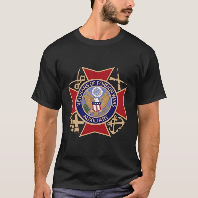 Camiseta Veteranos De Guerra Estrangeira Auxiliares (Frente)