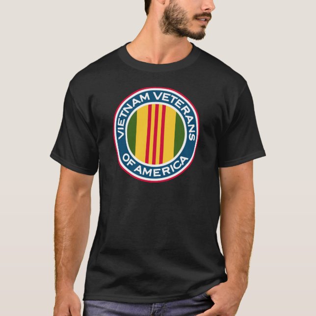 Camiseta Veteranos de Vietnam do logotipo de América (Frente)