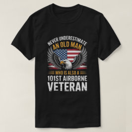 Camiseta Veteranos Dia 2025, 101rua da Águia Americana