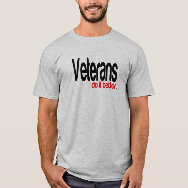 Camiseta Veteranos fazem melhor (Frente)