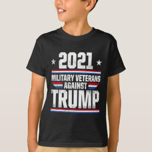 Camiseta Veteranos Militares Contra Trump Violam Eleição No