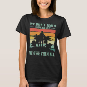 Camiseta Veteranos não os conhecemos todos, mas não devemos