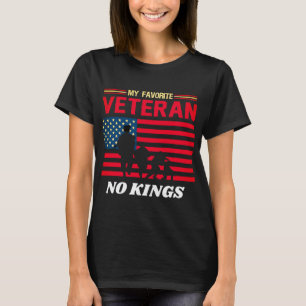 Camiseta Veteranos Não Reis - Dia dos Veteranos Patriótico