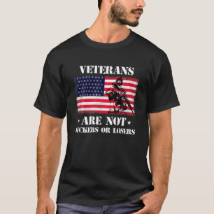 Camiseta Veteranos Não São Suckers Ou Perdedores