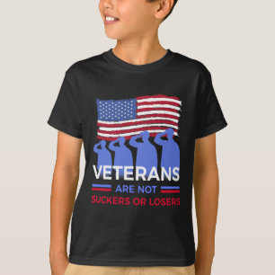 Camiseta Veteranos Não São Suckers Ou Perdedores