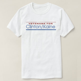 Camiseta Veteranos para Clinton/Kaine 2016