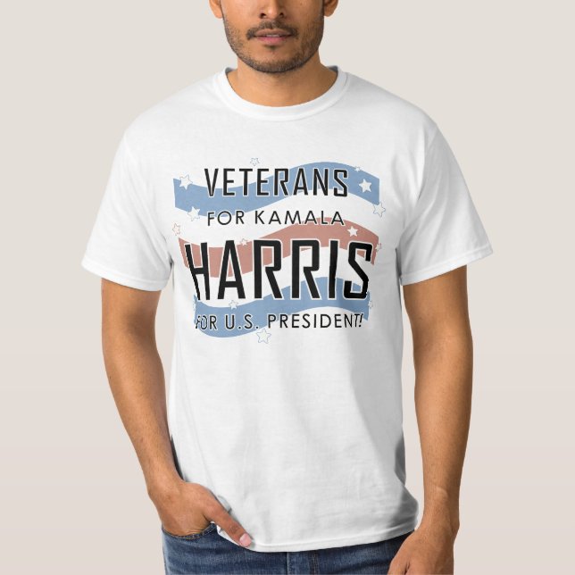 CAMISETA VETERANOS PARA KAMALA (Frente)