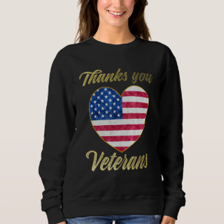 Camiseta Veterans Day with American flag for Men Dad Women 