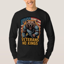 Veterans No Kings Gráfico Urso