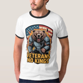 Camiseta Veterans No Kings Gráfico Urso